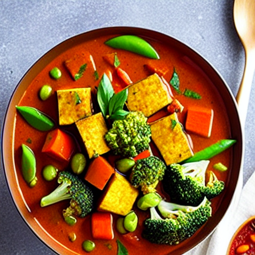 Vegan Tofu and Vegetable Curry