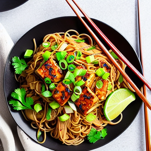 Yaki Soba with Tofu