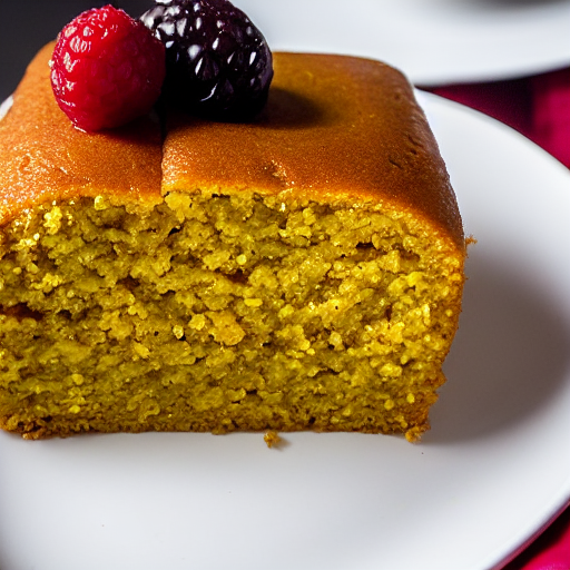 Bolo de Fubá Sem Açúcar