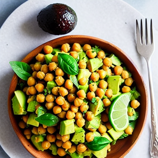 Vegan Avocado Chickpea Salad