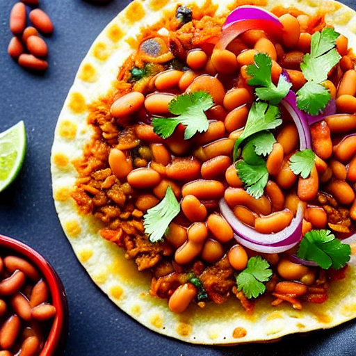 Baked Bean Tostadas