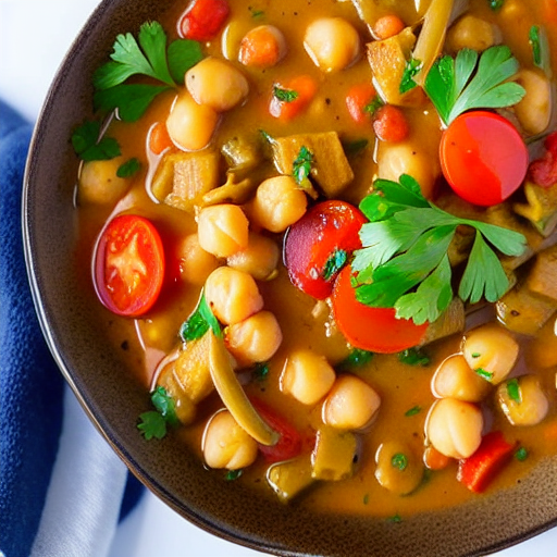 Chickpea Seafood Stew