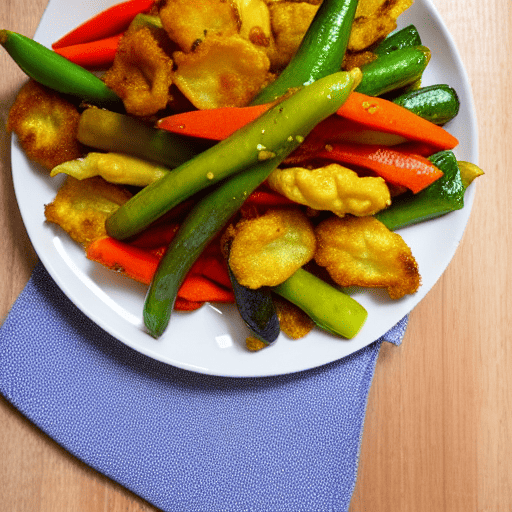 Vegan Friture de Légumes