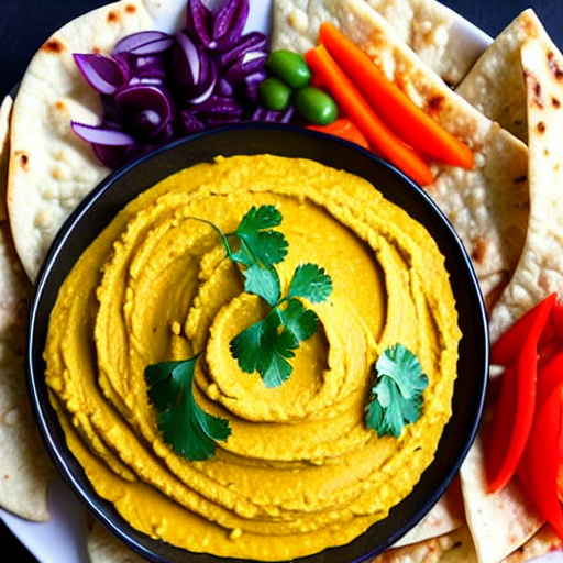 Saffron Hummus