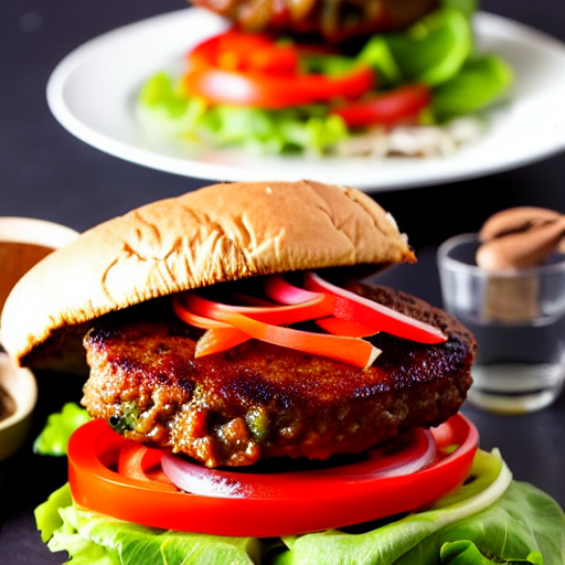 Hamburger di Seitan