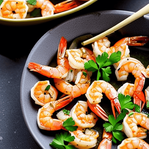 Roasted Garlic and Herb Shrimp