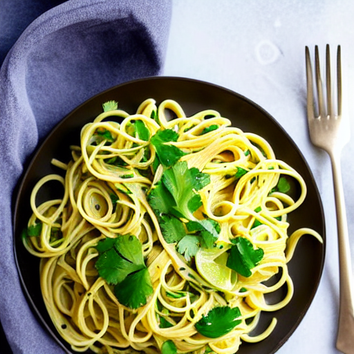 Vegan Cilantro Lime Pasta