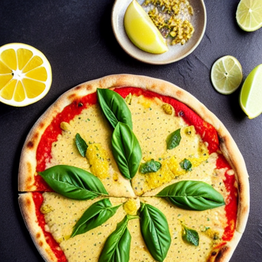 Pizza de Limão Siciliano