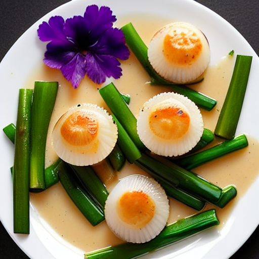 Steamed Scallops