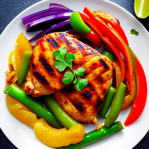 Pechuga de Pollo con Pimientos