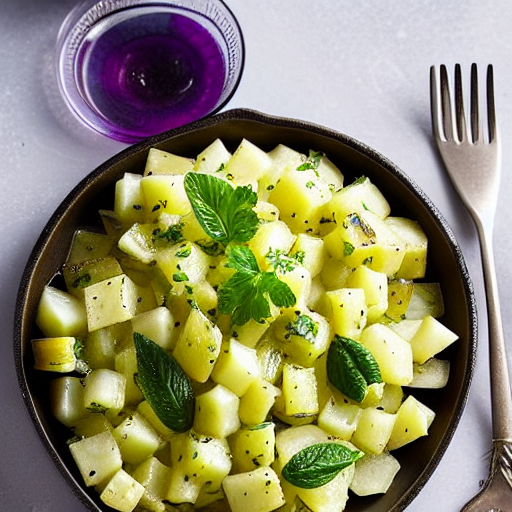 Yoğurtlu Patates Salatası