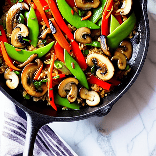 Gluten-Free Chicken and Mushroom Stir-Fry