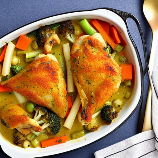 Baked Chicken and Vegetable Casserole