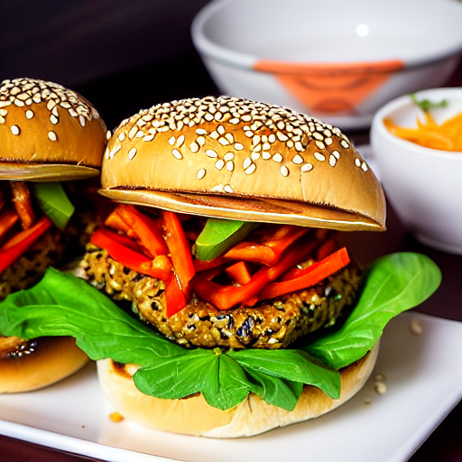 Sesame Tofu Burger
