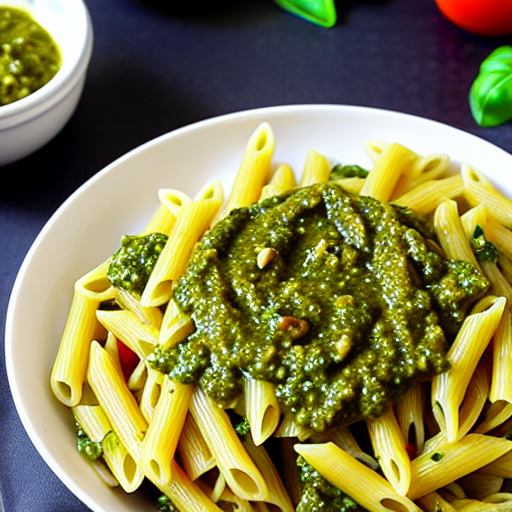 Pasta con Salsa di Pesto