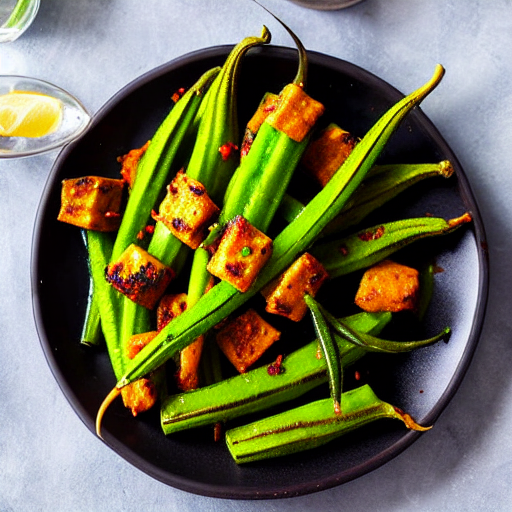 Bhindi Masala Tikka