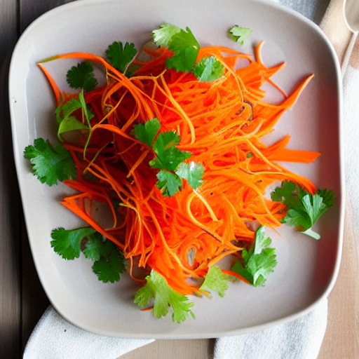 Shredded Carrot Salad