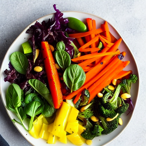 Roasted Vegetable Salad Bowl