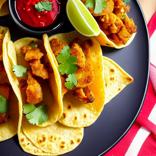 Tacos de Chicharrón de Queso