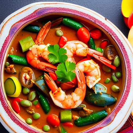 Tajine de Crevettes