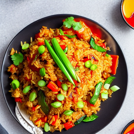 Vegan Kimchi Fried Rice