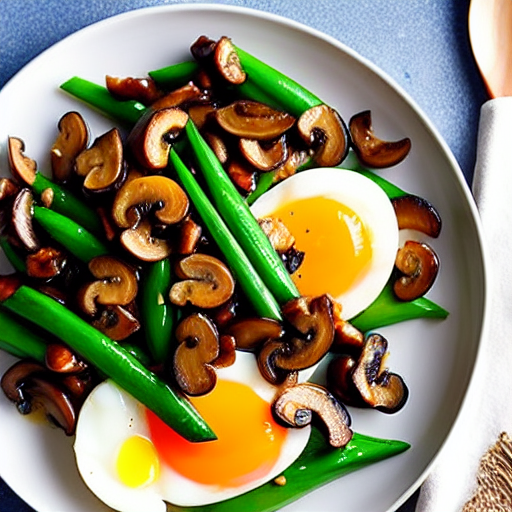 Egg and Mushroom Stir-Fry
