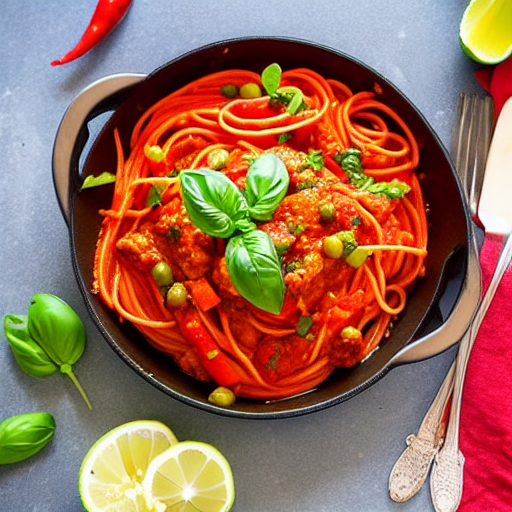 Spicy Tomato Pasta