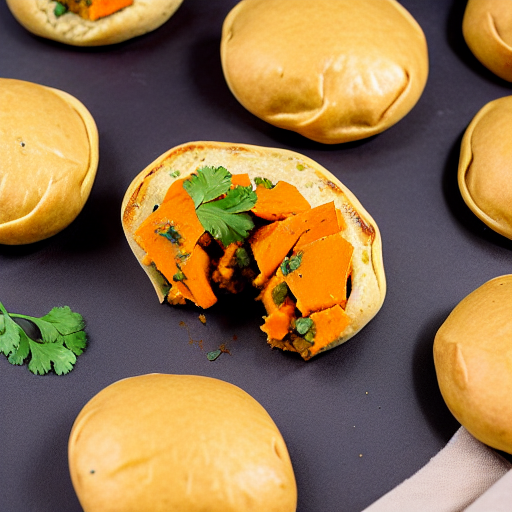 Baked Sweet Potato Buns