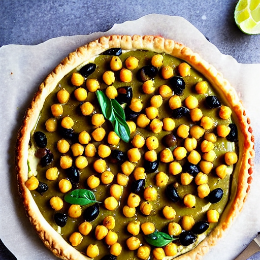Chickpea and Olive Tart