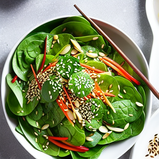 Korean Spinach Salad