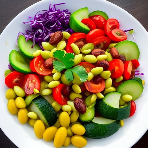 Salada de Frutos do Mar Vegetariana