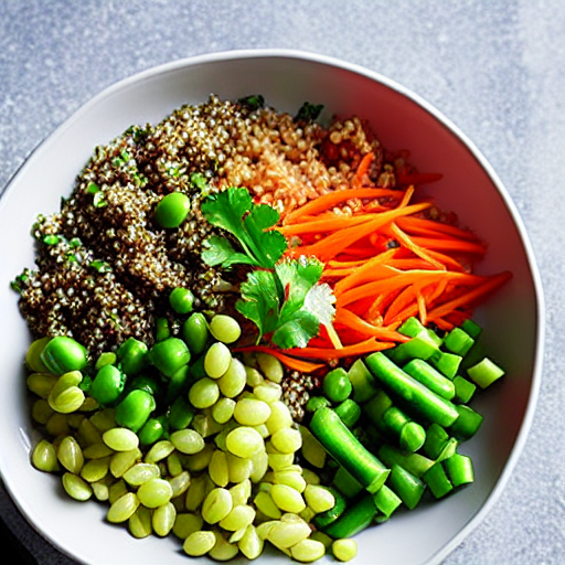 Vegetable and Rice Bowl with Quinoa