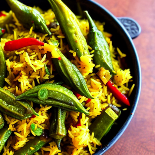 Bhindi Masala Pulao