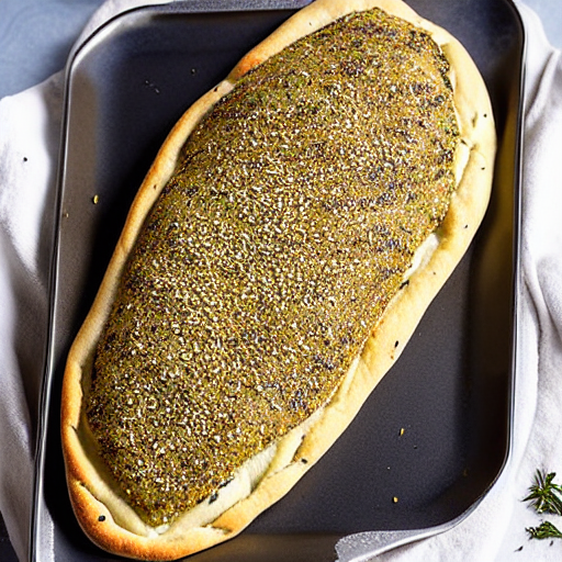 Baked Zaatar Bread