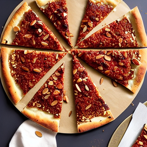 Date and Almond Pizza