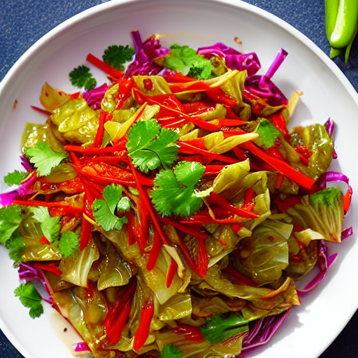 Sichuan Spicy Cabbage