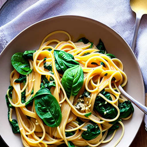 Pasta with Spinach