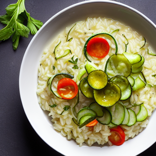 Risotto con Fiori di Zucchina
