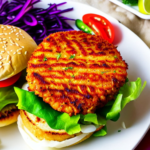 Coconut Fish Burger