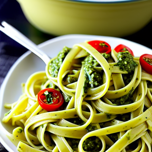 Fettuccine al Pesto