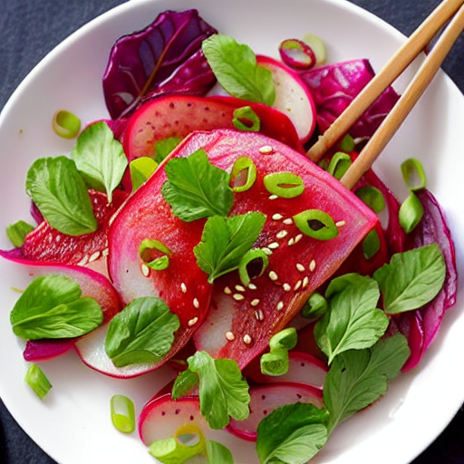 Baked Radish Salad