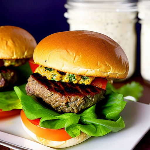 Coriander Beef Burger