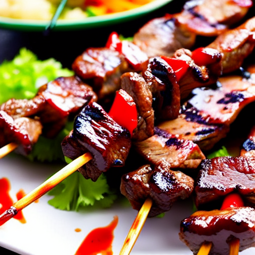 Teriyaki Beef Skewers