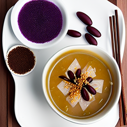 Chè Nếp Cẩm Đậu Đỏ