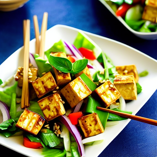 Yaki Tofu Salad
