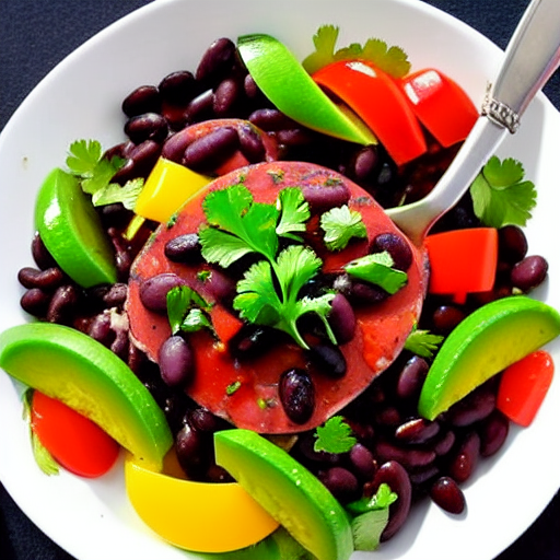 Salada de Feijão Preto