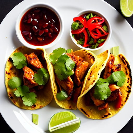 Szechuan Chicken Tacos