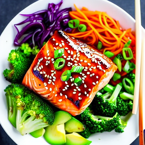 Teriyaki Salmon Bowl