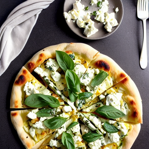 Artichoke and Feta Pizza