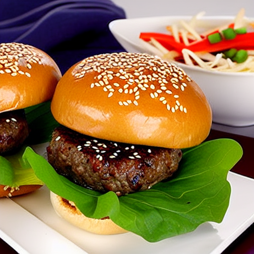 Sesame Beef Burger